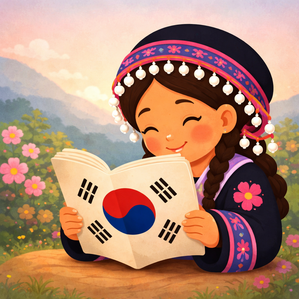 Kawm lus Kauslim ua lus Hmoob